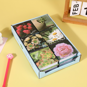 Stock Wholesale Small 8*8cm Pocket <strong>Notepad</strong> and Sketchbook Mini <strong>Memos</strong> Accept <strong>Custom</strong> LOGO Designs Office School Stationery Supply - Product Image 5