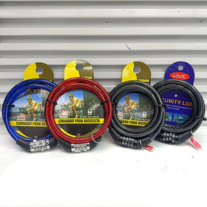 4 <strong>Code</strong> Anti Theft Bicycle Cable Lock <strong>Security</strong> Combination <strong>Password</strong> Chain Lock - Product Image 5