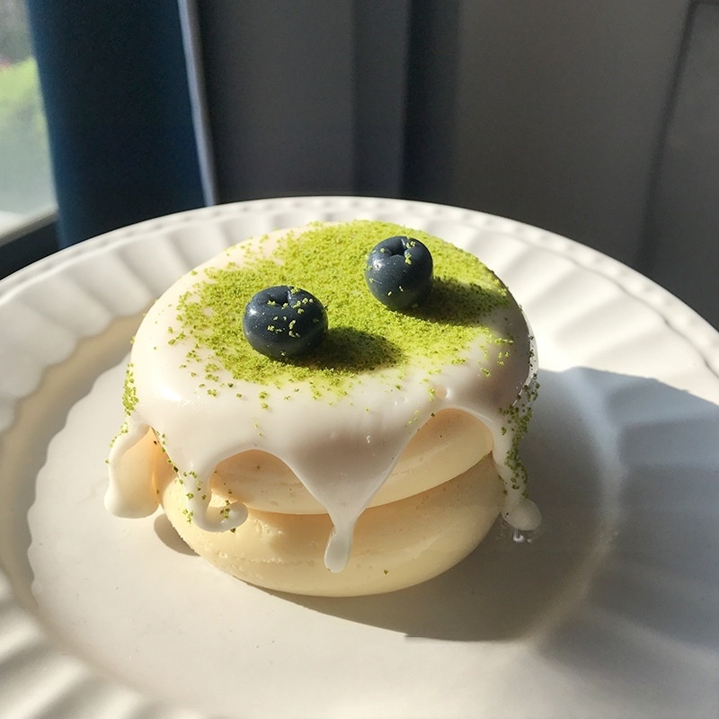 Soufflé au matcha
