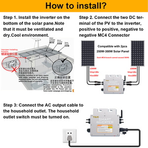 1000W Grid Tie Micro Inverter DC30-60V AC110/220V Auto Pure Sine Wave <strong>Output</strong> With <strong>WIFI</strong> Communication MPPT Stackable Solar <strong>Input</strong> - Product Image 6