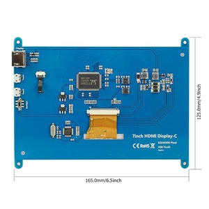 EParthub 7 pollici lampone Pi LCD H _ *-DMI display monitor Raspberry Pi 3B/4B H _ *-D I _ *-PS