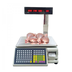 Wholesale Market More Multiple Language <strong>LCD</strong> <strong>Display</strong> Weighing Electric Barcode Print Label <strong>Scales</strong> for Supermarket - Product Image 3