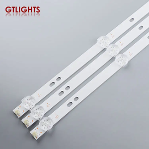 JL แถบไฟแบ็คไลท์ LED TV T430HVN1.3 D43081330-349-AS-M 810mm 3ชิ้น/เซ็ตสวิตช์โหมดรีโมทคอนโทรล - Product Image 1