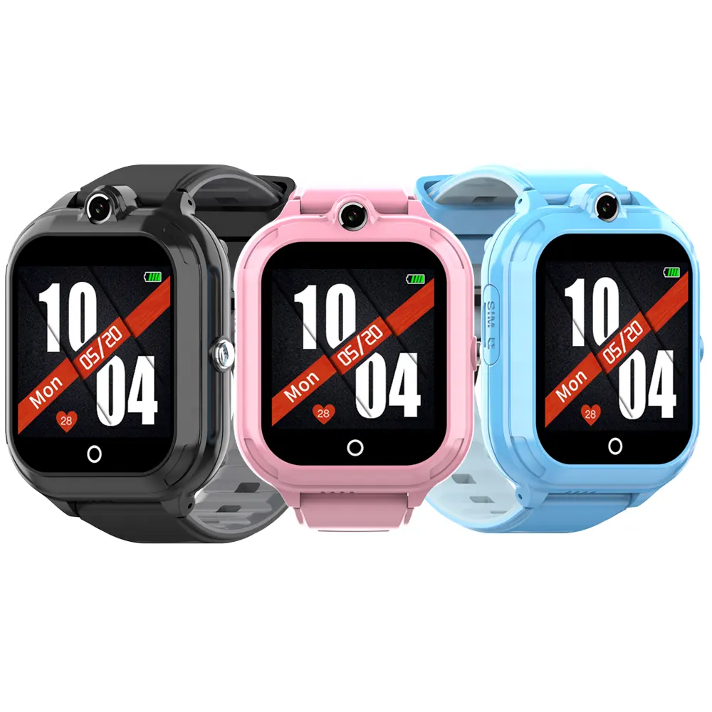 Reloj Digital Americas EU LBS GPS WIFI Posicionamiento múltiple Teléfono para niños Reloj de 1,44 pulgadas Rastreador de ejercicios Reloj para niños