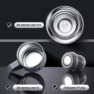 Người đàn ông chân không <span class=keywords><strong>Flask</strong></span> một cốc ba nắp Hộp Quà Tặng cup Set chân không cách nhiệt uống 304 thép không gỉ kinh doanh cầm tay chân không <span class=keywords><strong>Flask</strong></span> - Product Image 5