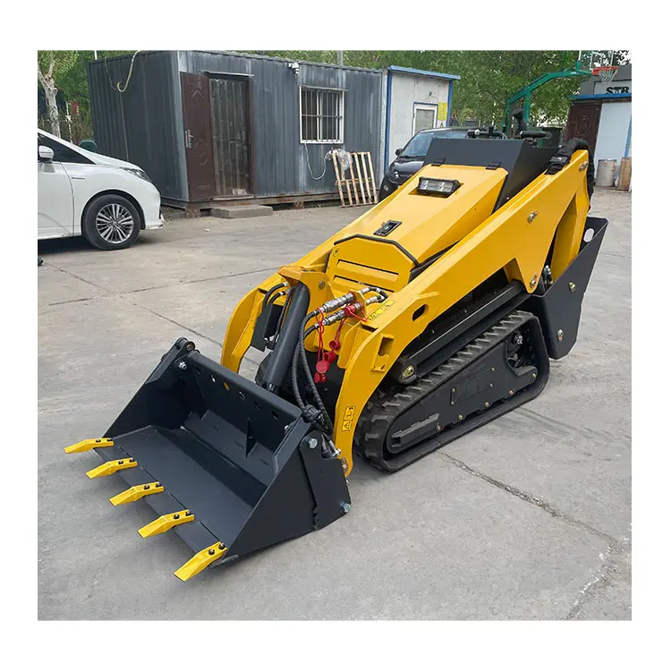 Factory Direct Supply Mini Track Crawler Skid Steer Loader V-1000 skid steer With Lowest Price