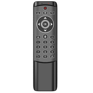 MT1 2.4G Wireless Air Mouse with LED Backlight Gyroscope Fixed <strong>Code</strong> for Smart TV Remote <strong>Control</strong> Numerical <strong>Keyboard</strong> Microphone - Product Image 1