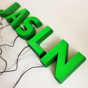 ป้าย LED สำหรับติดนอกบ้านป้ายสัญลักษณ์อาคารด้านหน้าป้ายไฟ LED คู่ไฟถอนหายใจสัญลักษณ์ตัวอักษร - Product Image 2