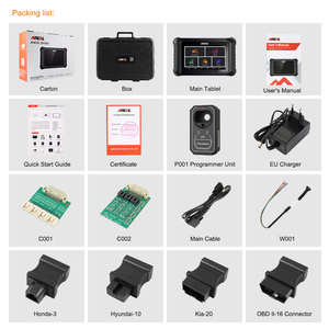 Ancel DP500 Schlüsselprogrammierungstool OBD2 Autoinstrumente Einstellungswerkzeug 11 Einstellen Automobil-Diagnosescanner Fahrzeugwerkzeuge