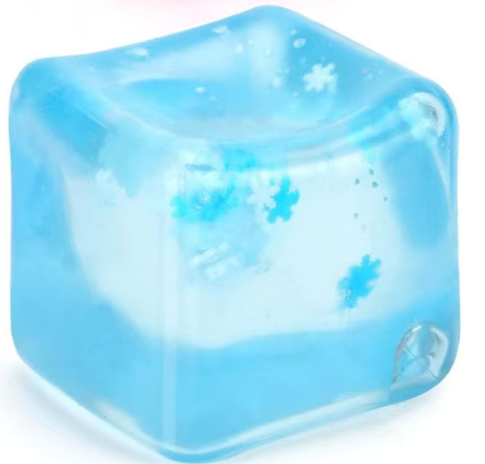 น้ำแข็งมอลโตสเกล็ดหิมะ สีฟ้า-5ซม
