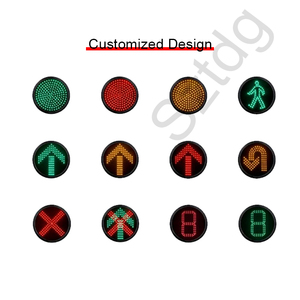 LED tín hiệu giao thông cảnh báo ánh sáng Hệ thống điều khiển feu Tricolor hình trái tim trafic semaforo CE ROHS không thấm nước quang học semaphore - Product Image 2