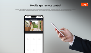 Tuya 12-Zoll-Smart-Video-Türklingel für Smart Home-Steuerung mit 4GANG-Relais TCP Network Intercom ZigBee-Konnektivität - Product Image 2