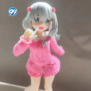 Pijama Izumi Sagiri şekil ödül ev pembe kıyafet Eromanga <span class=keywords><strong>Sensei</strong></span> yerli sevimli Bishoujo ekran koleksiyon süs hediye