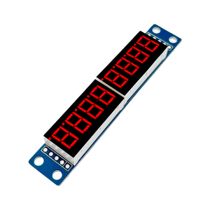 LED Display 3.3V 5V Microcontroller Serial Driver MAX7219 Dot Matrix Module 8 Digit <strong>Segment</strong> Led Display - Product Image 4