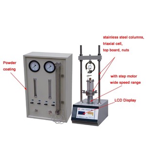 Laboratuvar alanı kullanımı için STSZ-1Q 10KN hafif görev üç eksenli Test seti taşınabilir jeoteknik Test ekipmanları - Product Image 4