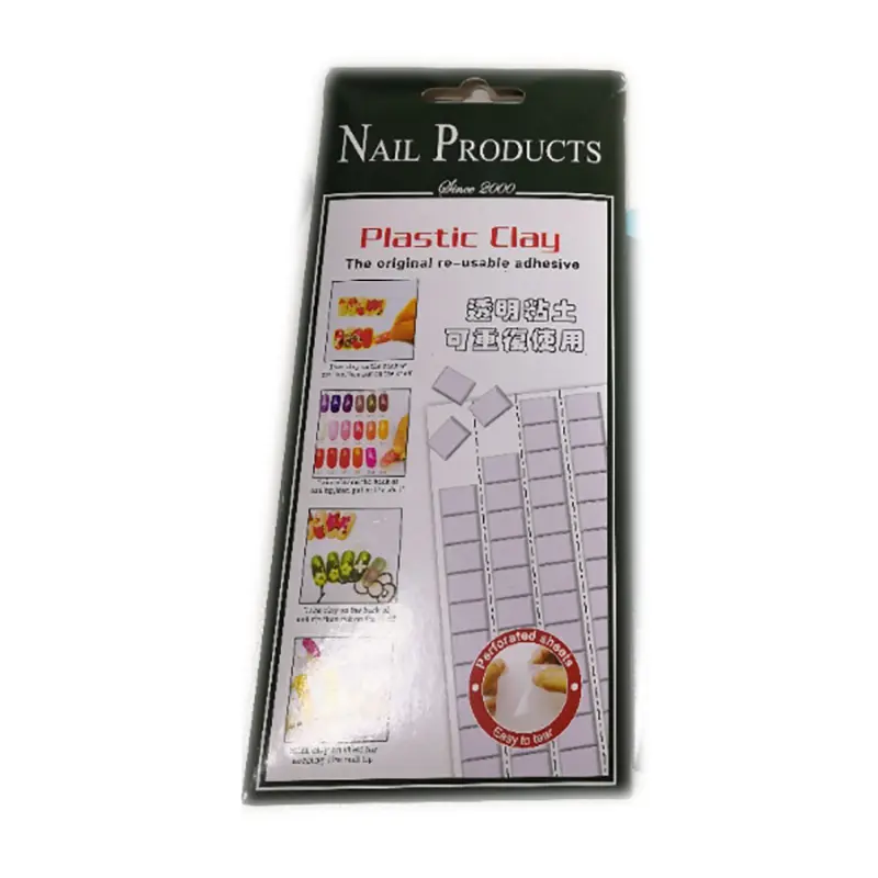 Argila do polímero da unha para prática, mais novo design promocional da nail art