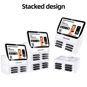 2024 नए आगमन 12 स्लॉट पावर बैंक रेंटल कियोस्क पोर्टेबल कैफे बिजली बैंक रेस्तरां मोबाइल साझा किराये का पावरबैंक स्टेशन - Product Image 6