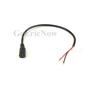 <strong>LED</strong> Connector DC 5.5 <strong>X</strong> 2.1mm/5.5 <strong>X</strong> 2.5mm 18AWG 25cm Female Jack Adapter Cable Wire for <strong>Led</strong> Strip Power Adapter Plug Cord - Product Image 2