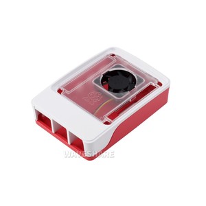 in stock Official <strong>Raspberry</strong> <strong>Pi</strong> <strong>Case</strong> for <strong>Raspberry</strong> <strong>Pi</strong> 5, Built-in Cooling Fan, Red/White Color - Product Image 2