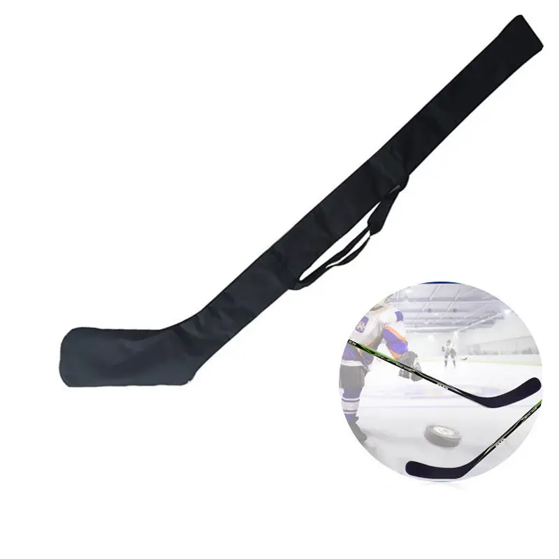 Bolsa de palo de hockey sobre hielo portátil, bolsa de taco, palo de patinaje sobre ruedas, bolsa de equipo de protección de hockey sobre hielo