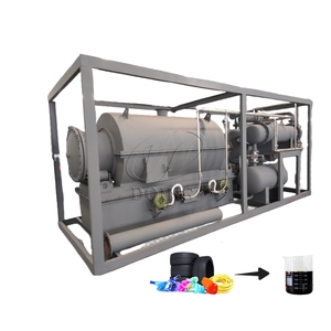 Kullanılmış lastik veya plastik dönüştürerek yağ almak için 500kg kapasiteli Pilot Pyrolysis makinesi - Product Image 1