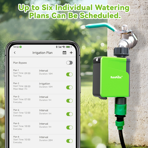 Rainpoint Bluetooth Таймер умный телефон управление садовый Автоматический водяной шланг таймер - Product Image 4