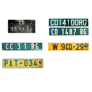 Quality of Government Bids Custom Embossed Sublimation Reflective Car Aluminum License Plates of Equatorial Guinea - Product Image 3