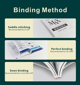 定制标志A5马鞍小册子传单目录工厂印刷杂志说明书小册子和海报 - Product Image 6
