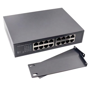Conmutador de red Gigabit 16 puertos 1000Mbps 32G ancho de banda compatible con Reino Unido/UE/EE. UU. Enchufe conmutador Ethernet - Product Image 1