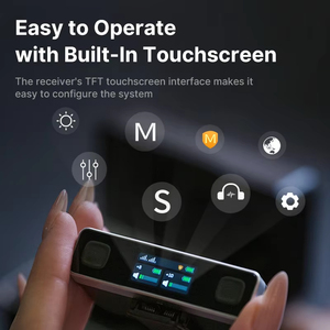 Ulanzi ไมโครโฟนไร้สาย AM18 2.4G สำหรับ DSLR iOS Android PC ถ่ายทอดสด - Product Image 4