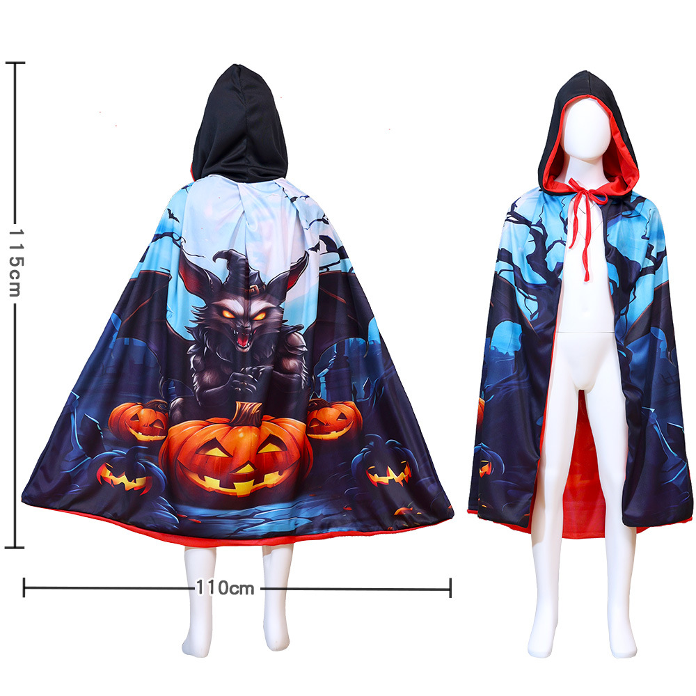 Pumpkin Bat Cape-Small