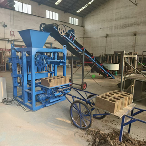 Máquina de bloques de construcción pequeña de 220V, línea de producción de ladrillos de cemento para fabricación de bloques huecos y pavimentados - Product Image 6