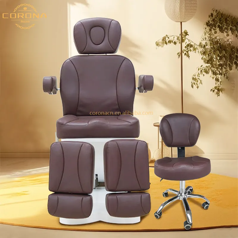 Split Leg Multifunctional Beauty Salon Furniture 3/4/5 Motors Electric Massage Beds Beauty Bed Chair