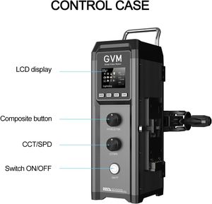 GVM SD500B 500W Professional <strong>LED</strong> Video Light Photography Fill Light Continuous Light With Seperate Control Box Bi-color - Product Image 5