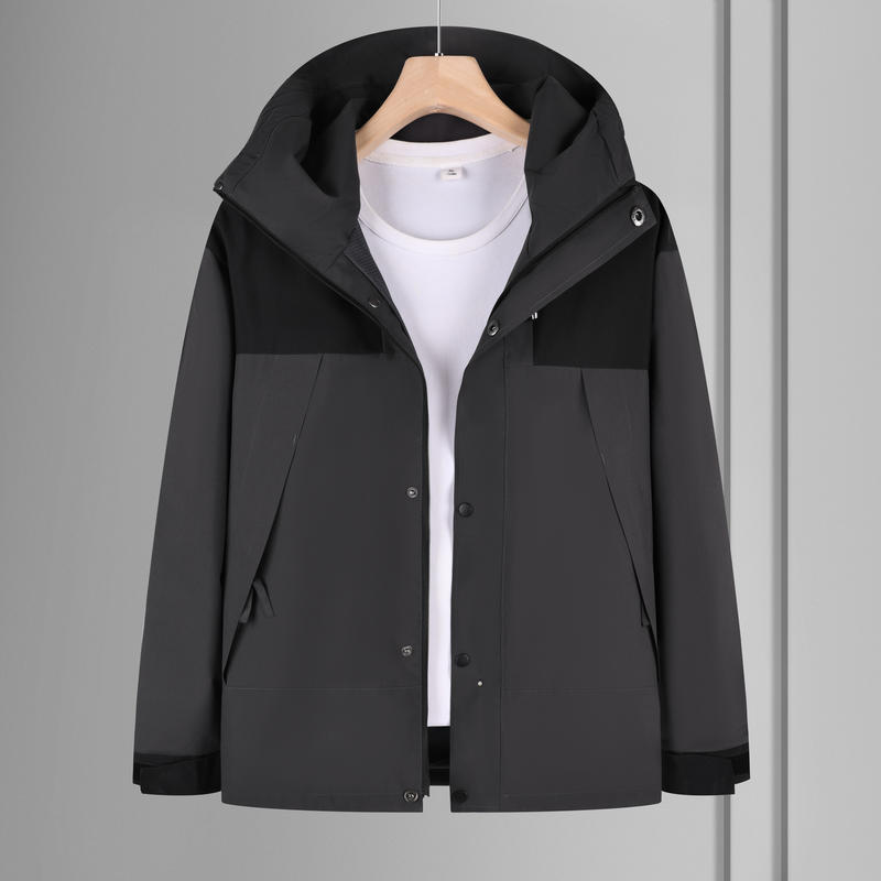 Gray with black
