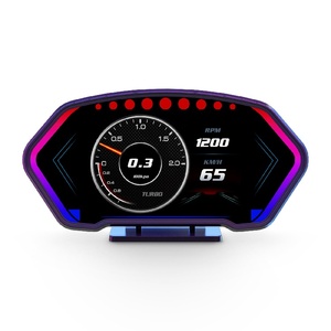 Hot Selling HUD P3 Head up Display Smart Digital Instrument OBDII <strong>Speedometer</strong> Smart Gauge 6Inch Display OBD2+<strong>GPS</strong>+Slope Meter - Product Image 1