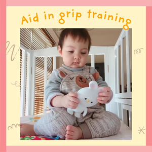 Dễ thương nhỏ PVC Bunny & khỉ bé đồ chơi mềm tương tác trẻ sơ sinh Rattle cho 6 tháng & trẻ sơ sinh - Product Image 3