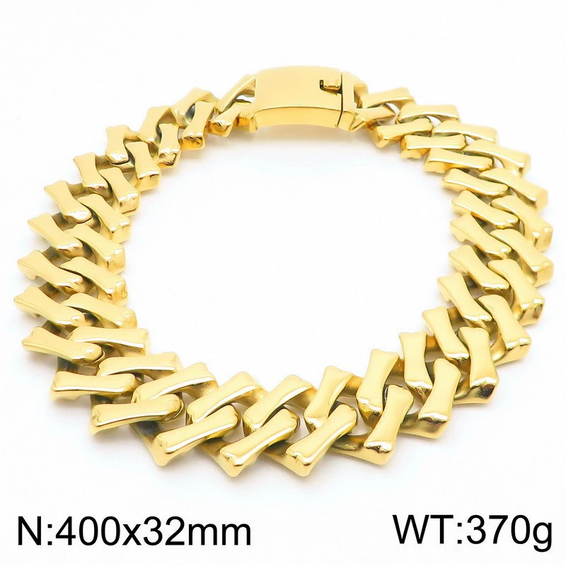 Collier poli or 40cm * 32mm