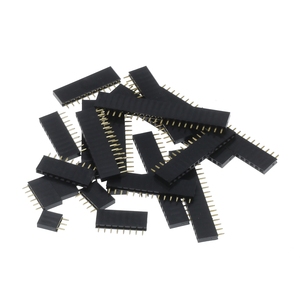 Single Row Pin Female <strong>Header</strong> Socket Pitch 2.54mm <strong>1</strong>*2p 3p 4p 5p 6p 7p 8p 9p 10p 12p 14p 16p 18p 20p 22p 40p Pin Connector - Product Image 2