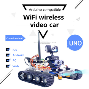 Умный автомобильный робототехники GFS, WiFi видео автомобиль Raspberry Pi 4B/R3