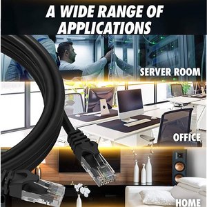 High-Speed Cat6 <strong>Ethernet</strong> Cable UTP RJ45 Network Cord with PVC Jacket Quality Outdoor Internet Patch Cable 6FT 1M <strong>5M</strong> 100M Lengths - Product Image 6