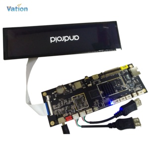 Pantalla de estante de 8,8 pulgadas, pantalla LCD estirada de 1920x480 con placa controladora Android