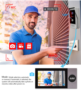Videoportero inalámbrico Tuya para sistema de intercomunicación bidireccional doméstico con pantalla táctil a color de 7 pulgadas 1080P - Product Image 3
