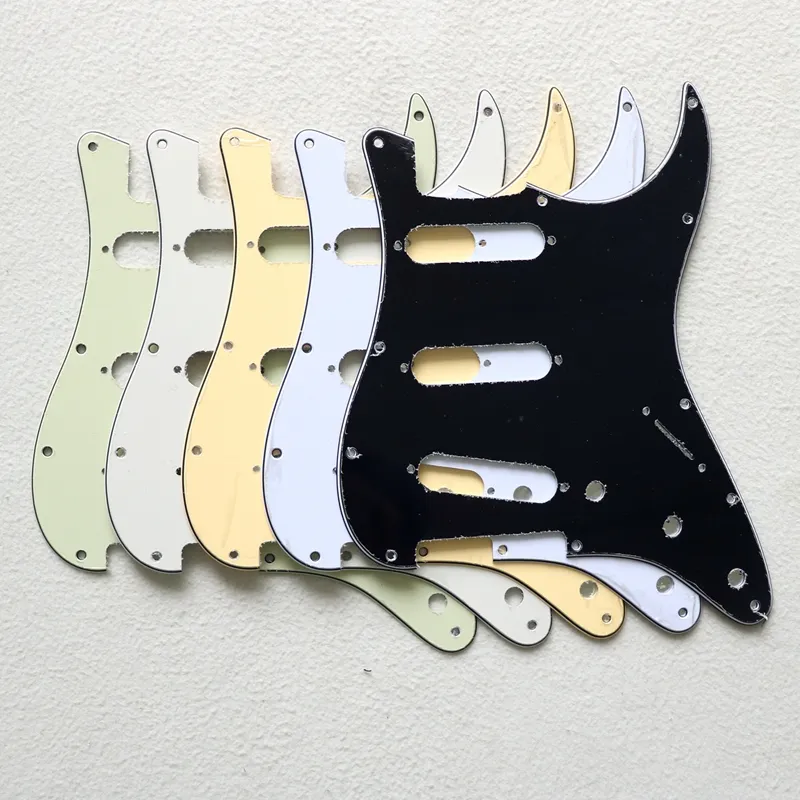 E-Gitarren-Ersatzteile zum Verkauf 3 Schichten schwarze Farbe ST Gitarren-Auszug für SSS-Gitarren