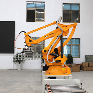 Hoch effizientes automatisches Stapelarm-Roboter-Palettier-SPS-Steuerungs system zum Verpacken von Chemiestahl-Dosen aus Kunststoff - Product Image 4