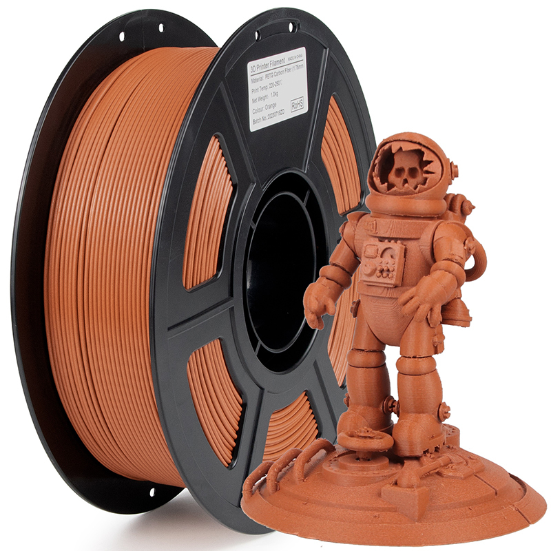 PETG en fibre de carbone orange