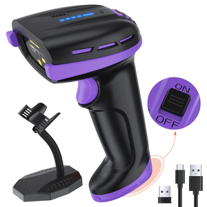 Escáner de código de barras inalámbrico D6100 Pro 2D con soporte - Product Image 5