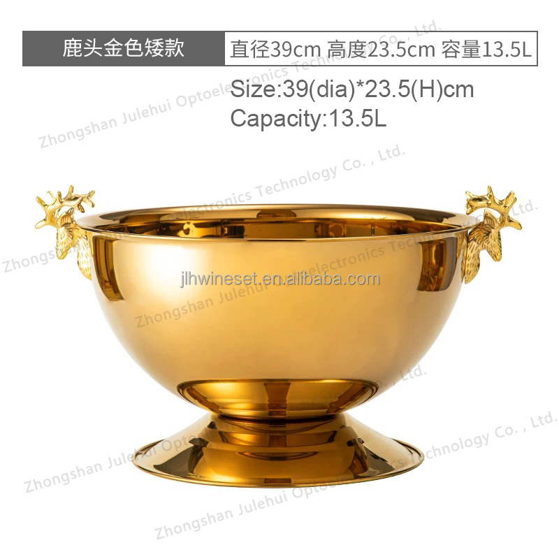 Short: Gold+deer head