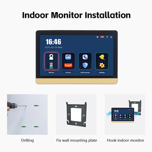 Villa Video porta del sistema di citofono con Smart Tuya IP TCP materiale metallico e macchina fotografica a colori per la costruzione - Product Image 6