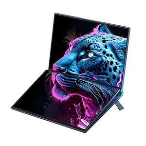 Computadora portátil Win 11 con pantalla dual de 15,6 pulgadas, disco duro SSD de 512GB con pantalla táctil de 8 núcleos y 12 hilos para oficina Intel - Product Image 1